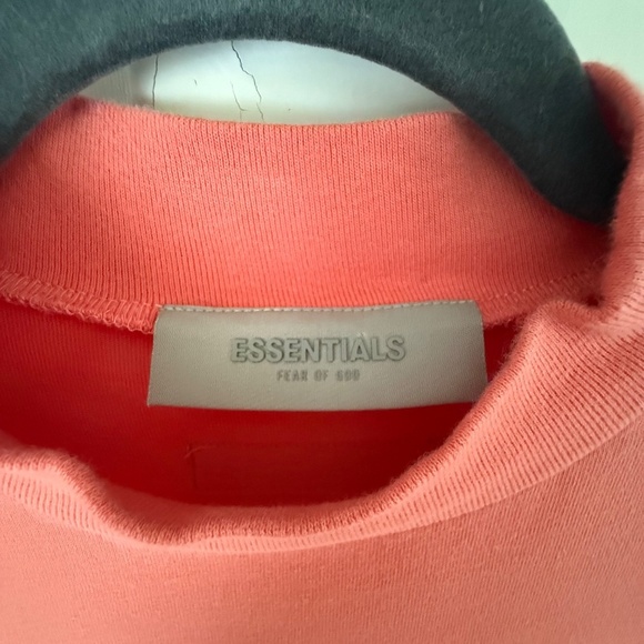 Essentials Kids Coral T-Shirt Dress | Size 6/7 - Picture 5 of 10